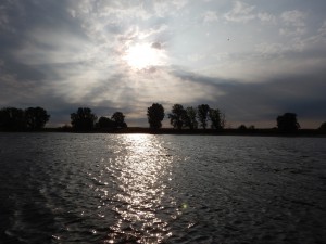 Sonnenaufgang mit Bieber...