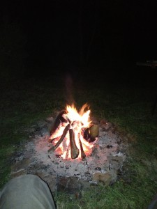 Und Abends am Feuer sitzen...