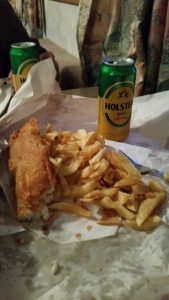 Fish and Chips in ungeahnten Größenordnungen...